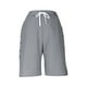 thumbnail image 3 of mfyjkho Pantalones Cortos Para Mujer, Pantalón De Mujer De Rayas Y Lino Con Botones Ajustables En El Lateral Pantalones Cortos Casuales Para Mujer Xxl, 3 of 7