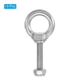 thumbnail image 3 of Uxcell M8 x 50mm Lifting Shoulder Eye Bolt 304 Stainless Steel Lifting Ring Threaded Eyebolt with Nuts and Washers 5Pcs, 3 of 5