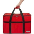 thumbnail image 3 of Homevative Thermal Insulated XL Food Delivery Bag, Red, 3 of 3