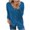 Blue, variant on Tejiojio Women Clothes Discounted Fashion Women Buttons Long Sleeve Casual Solid Short Coat Cardigan Blouse