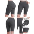 thumbnail image 4 of Made by Olivia Women's 3-Pack Basic Solid Active Yoga Biker Shorts, 4 of 5