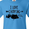 thumbnail image 4 of Inktastic I Love Camping- Tent and Trees Youth T-Shirt, 4 of 5