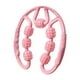 thumbnail image 1 of Rodillo muscular para piernas, equipo de masaje, rodillo de piernas de 7 ruedas para muslos Rosa, 1 of 9