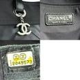 thumbnail image 5 of Pre-Owned CHANEL Paris-Biarritz MM Handbag, Coated Canvas and Leather, Black,... (Good), 5 of 5