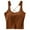 Coffee, variant on Women's Solid Color Beautiful Back Thin Shoulder Straps Waist Length Suspender Slim Fit Underwear Base Coat Sports Top Wardrobe Women Tops Women's Top Beach Tops 510 1975 Crop Top Baggy