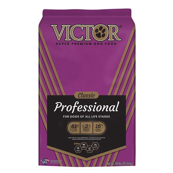 Victor Classic Professional Formula All Life Stages Dry Dog Food 40 lb