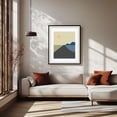 thumbnail image 2 of Abstract Graphic Sunset Poster – Mountains, Nature, and Road in Modern Colors - Digital Art Minimalist Abstract Geometric Landscape Modern Art Sunset Scenic Black Framed Wall Art Print 18 x 24 inches, 2 of 4