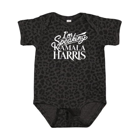 

Inktastic I m Speaking Kamala Harris Boys or Girls Baby Bodysuit