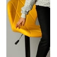 thumbnail image 4 of Silla de bar acolchada con respaldo geométrico ilios innova Amarillo, 4 of 8