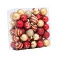 thumbnail image 3 of 50 Piezas Adornos de Bolas de Navidad Artesanía Decorativa para Decoración Navidad año Nuevo, 3 of 8