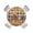Light Brown Gray, variant on nqOlkjepod Welcome Fall Squirrel Round Tablecloth, Fitted Table Cover with Elastic for 36"-44" Round Tables, Thanksgiving Botanical Plaid Table Cloth Outdoor Dinning Party Waterproof Tablecloths