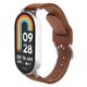 thumbnail image 2 of Watchband for Xiaomi Smart Band 9 NFC 9 8 NFC 8 Microfiber Leather Watch Strap with Silver Buckle -, 2 of 5