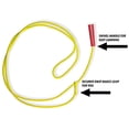 thumbnail image 2 of Western Stage Props Childrens Cowboy Kiddie Trick Rope Lasso Pre-tied | Ages 4 - 10| Yellow|, 2 of 3