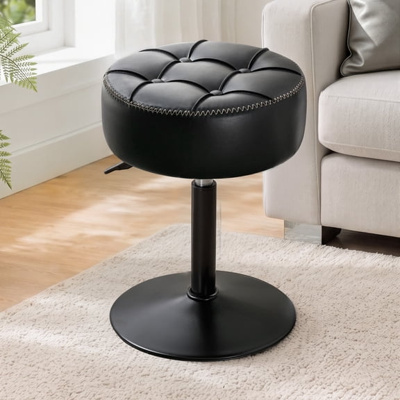Carolayne Adjustable 360° Swivel Vanity Stool for Makeup & Bedroom