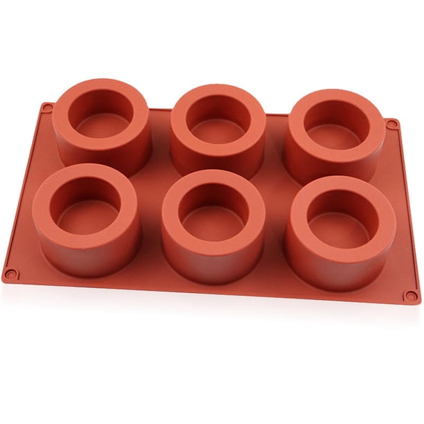 Cateissary Molde de silicona para magdalenas, resistente al calor, antiadherente, para pasteles, tartas de queso, bandeja para magdalenas, molde Herramientas y accesorios para hornear