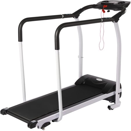 MIDUO Treadmills for Home Recovery Fitness Walking Treadmill with LED Display+Full Length Handrails
