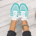 thumbnail image 7 of oqasdz Womens Casual Shoes Effortless Lace Up Slip On Tie Sneakers Breathable Mesh Versatile Walking Shoes for Everyday Comfort Outdoor Summer, 7 of 7