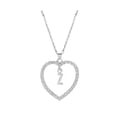 thumbnail image 1 of Collar para mujer, joyería para mujer, collar con colgante para mujer, joyería con alfabeto, collar con corazón para amantes, regalos, collar de aleación, 1 of 3