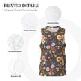 thumbnail image 3 of Sikiie Colorful Flowers with Butterfly Basketball Jersey Reversible Men's Mesh Athletic Sports Shirts Training Practice S-4XLLarge, 3 of 6