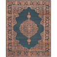 thumbnail image 2 of SAFAVIEH Chester Jacqueline Oriental Area Rug, Navy/Rust, 8' x 10', 2 of 9