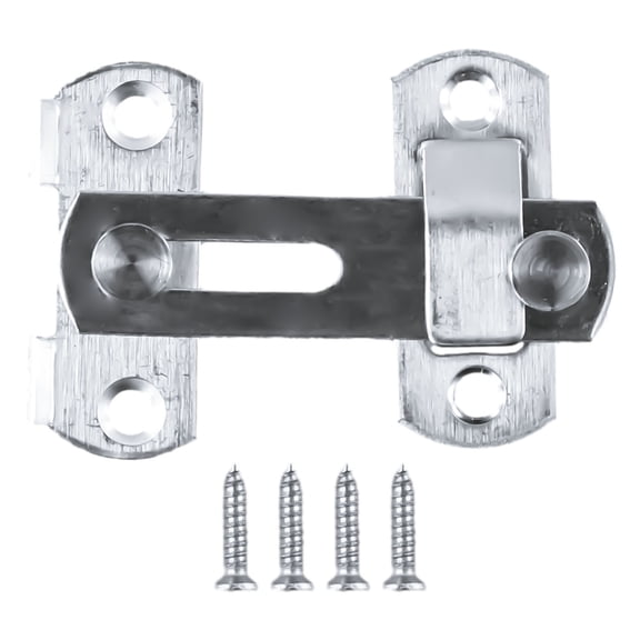AFQH Door Lock Sliding Barn Door Latch Bolt Stainless Steel Hasp Latch Bolt Wine Cabinet Closet Window Door Lock Buckle Hardware