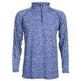 thumbnail image 3 of 3 Pack Dri Fit Performance Active Fermeture à Glissière 1/4 Manches Longues Chandail-Over Couleurs Assorties 3 Pack, 3 of 13