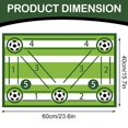 thumbnail image 3 of ViLaViDeca Football Footstep Training Non Slip Mat Home Mud Sports Footstep Carpet Indoor Soundproofing Fitness Mat, Green, 3 of 7
