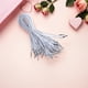 thumbnail image 2 of 100 cuerdas elásticas de púas redondas con púas metálicas para hacer mascarillas, encuadernación y manualidades (blanco), 2 of 6