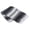 Charcoal/Silver/White, variant on La Montana 6 Pack Heavyweight Mexican Blankets for Yoga, 77" x 52", Charcoal/Silver/White