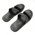thumbnail image 2 of Rubber Double Strap Jesus Sandals By Imperial Hawaii for Women Men and Teens (Womens Size 6, Black), 2 of 6