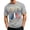 Gray, variant on Men's 250 Years America Strong Patriotic T-Shirt USA Jet Fighter Fireworks Short Sleeve 4th of July Shirt 1776-2030 Crew Neck USA Flag Graphic Tees Royal Blue L