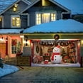 thumbnail image 5 of Virelaxpo Large Christmas Garage Door Cover Banner with Festive Design,for Outdoor Holiday Decoration and Door Photography Backdrop,Easy Installation without Tools, 5 of 8