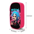 thumbnail image 3 of Gorillaz Pencil Case Durable Pen Carrying Case Lightweight Pencil Bag Pouch Box Organizer Pencase Pink, 3 of 8