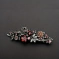 thumbnail image 6 of Elegant Rhinestone Bow Hair Clip with Crystal Flower Design - Perfect Hair Accessory for Women, 6 of 13
