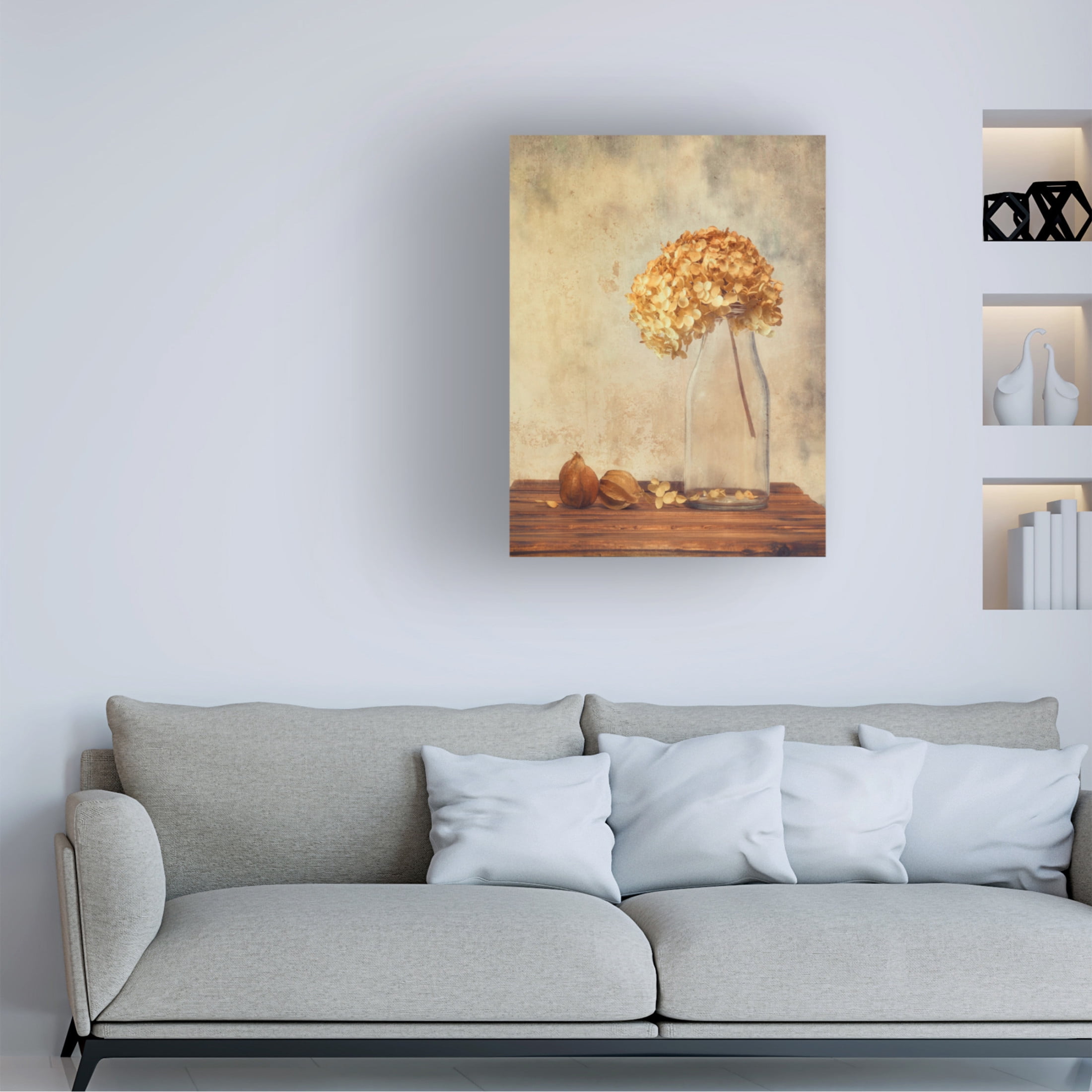 Canvas Wall Art - Sophie Pan 'Warm Glow' Wall Art for Living Room, Bedroom, or Office D?cor by Trademark Fine Art - 18 x 24 Inches