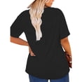 thumbnail image 2 of XCHQRTI Christian Shirts for Women Plus Size Tshirts Cross Faith Shirt Short Sleeve Oversized Graphic Tee, 2 of 10