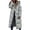 Blue, variant on Unir Winter Jackets for Women, Womens Long Puffer Jacket with Fixed Hood, Knee‑Length Quilted Winter Outerwear, Zip‑Up Insulated Casual Coat, S‑XL