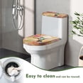 thumbnail image 4 of HELLHERO Stylish Gifts Polyester Toilet Top Cover Set Soft Adds Holiday Charm Toilet Lid Covers Set Fits All Toilet Shapes for Modern Bathrooms, 4 of 8