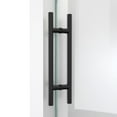thumbnail image 4 of DreamLine SE6172F340VDX09 Enigma-X 34 1/2" D x 72 3/8" W x 76" H Clear Sliding Shower Enclosure in Satin Black, 4 of 10