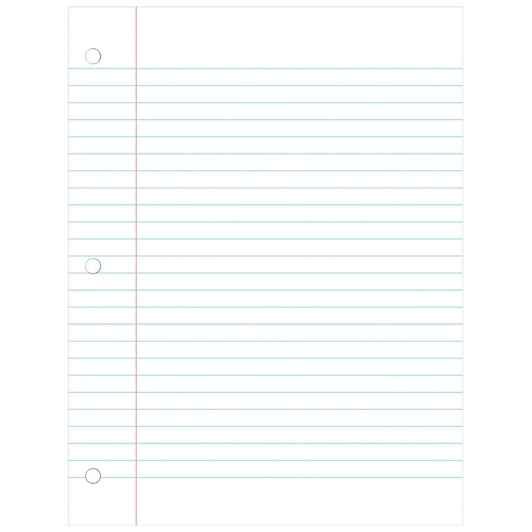 C-Line Wide Ruled Loose Leaf 3-Hole Punched Filler Paper, 8 x 10.5 in. - 100 Sheets - Walmart.com c-line-wide-ruled-loose-leaf-3-hole-punched-filler-paper-8-x-10-5-in-100-sheets-walmart-com