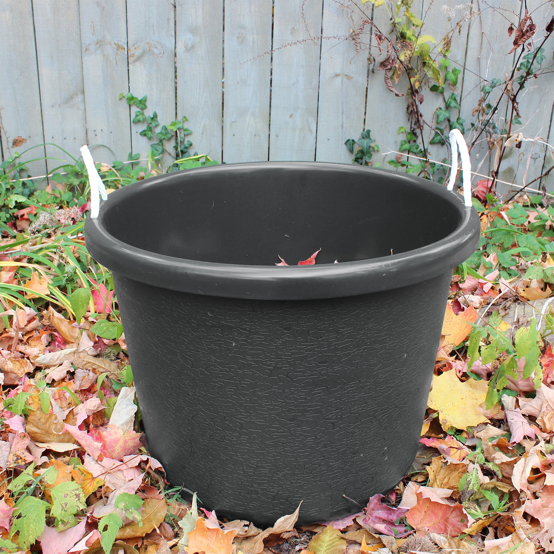 Utility Tub - 17.5 Gallon Bucket - For Maintenance Cleaning Growing and More - Slate