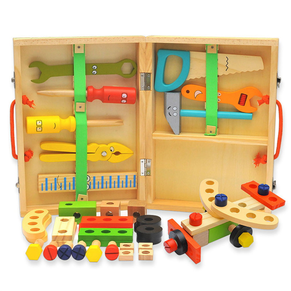 Details about   45 Pcs Toddler Boy Toy Tool Sets Box Educational Pretend Play Kids Learning Game