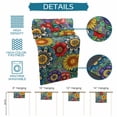 thumbnail image 6 of Boho Colorful Floral Table Runner 108 Inches, Spring Flower Botanical Sunflowers Plant Bed Runner Dresser Scarves Tabletop for Indoor Outdoor Parties/Ceremony/Banquet, 13"x 108", 6 of 8