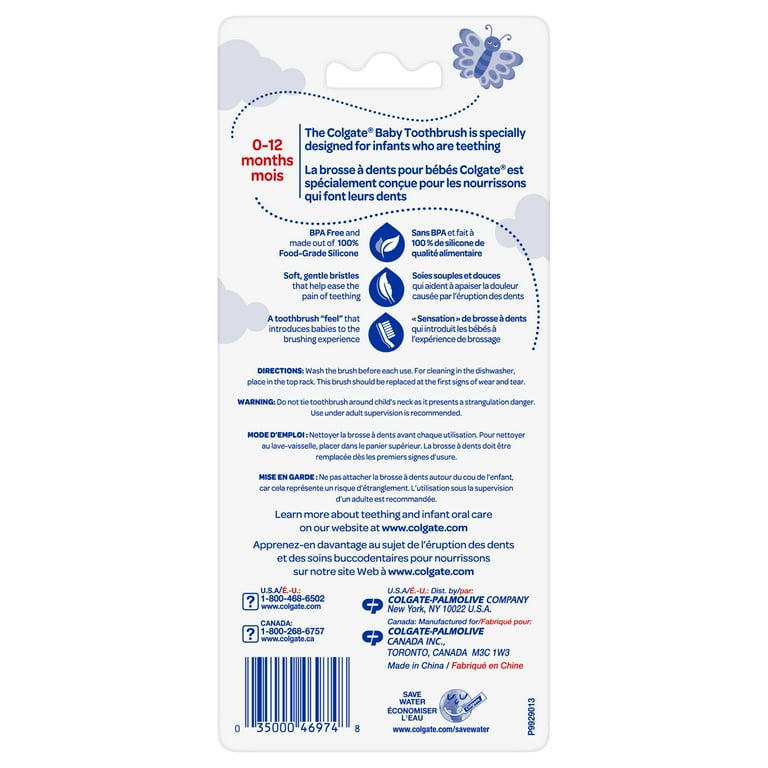 Colgate baby hotsell toothbrush and teether