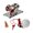 Red, variant on Stirling Engine Model DIY Set Bright LED Powered By Ethanol Heat For Physics Teaching Aid