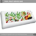 thumbnail image 2 of Tersarium 1Pc Inflatable Drink Holder Floating Drink Tray Pool Fruit Service Bar (White), 2 of 10