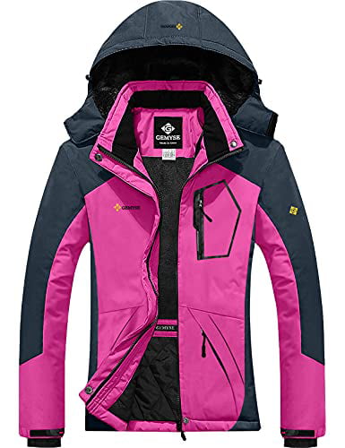 GEMYSE Women's Mountain Waterproof Ski Snow Jacket Winter Windproof Rain Jacket 