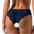 thumbnail image 5 of Alkepwun Seamless Underwear for Women Lace Panties No Show Bikini Underwear Sexy Cute Cheeky Hipster Stretch High Cut on Clearance, 5 of 7