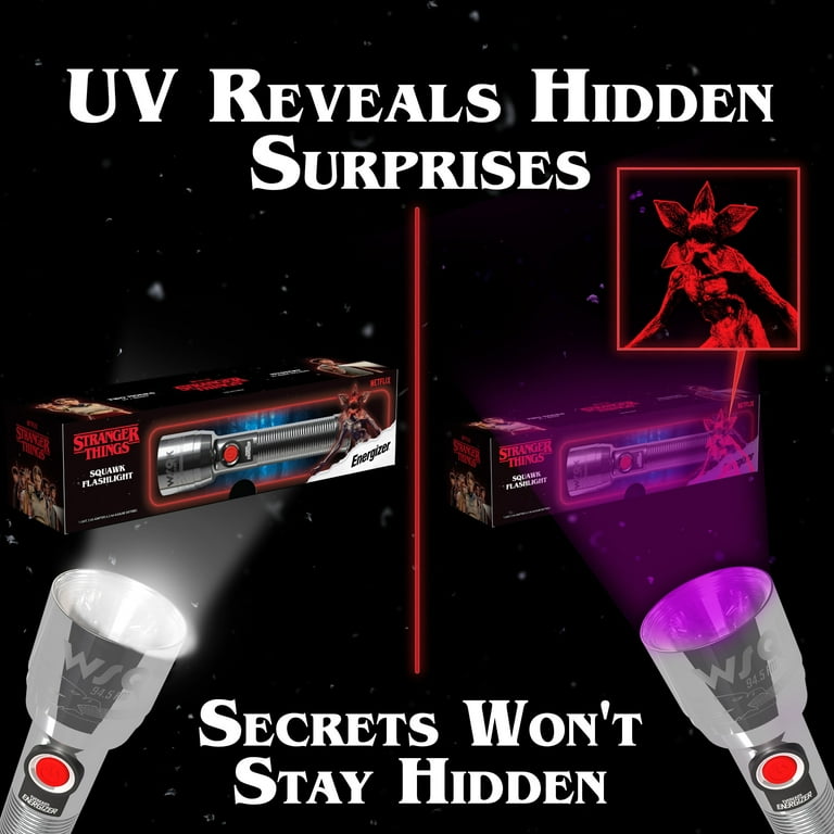 Netflix Stranger Things Energizer Squawk Retro LED Flashlight