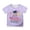 Purple, variant on Hiijoy Toddler Girls Graduation Graphic T-Shirt Short Sleeve Crewneck T Shirt, Sizes 3-13
